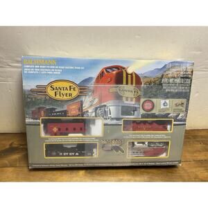 Bachmann HO Santa Fe Flyer Train Set 00647 NIB Bachman H-O (READ)